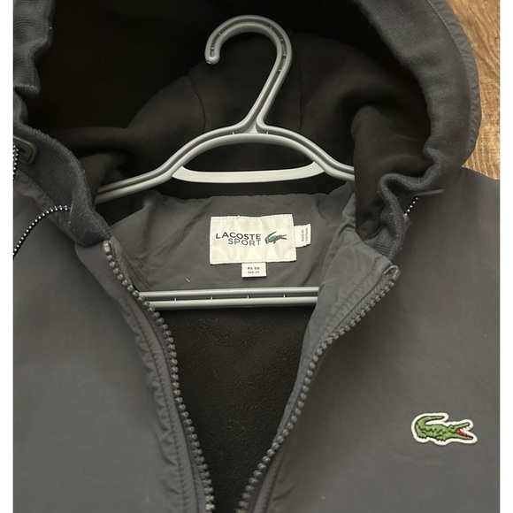 Lacoste Men’s NWOT M tennis hybrid fleece zip up jacket - Picture 8 of 10
